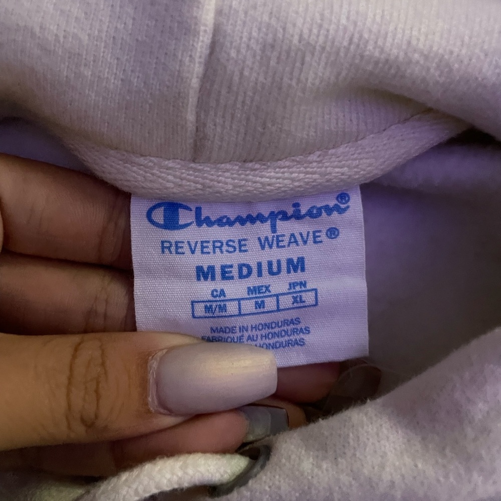 white champion hoodie